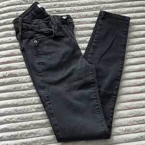 Good American Black High-Waisted Skinny Jeans